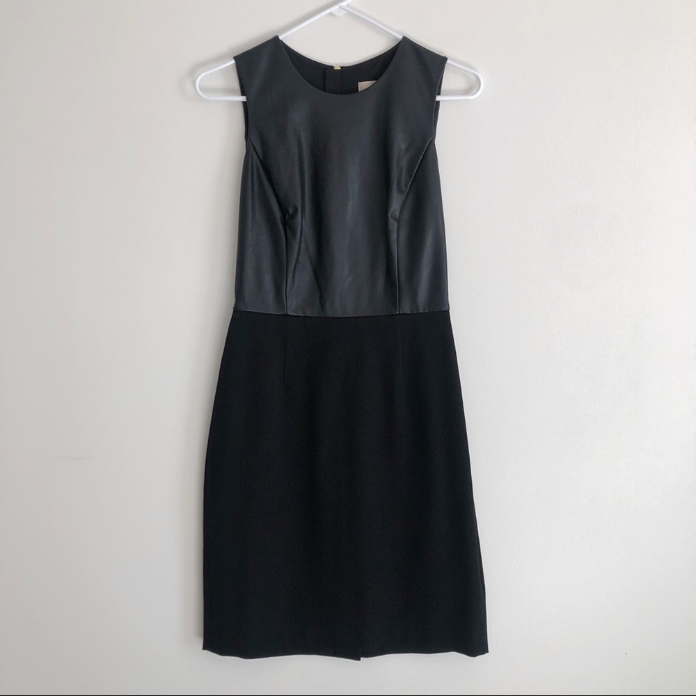 Banana Republic Faux Leather Dress